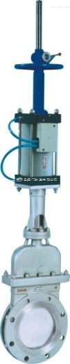 氣動(dòng)帶手動(dòng)暗桿不銹鋼刀型閘閥.jpg